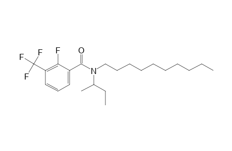 Benzamide, 2-fluoro-3-trifluoromethyl-N-(2-butyl)-N-decyl-