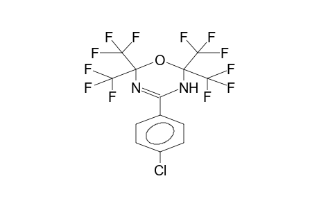 4-(PARA-CHLOROPHENYL)-2,2,6,6-TETRAKIS(TRIFLUOROMETHYL)-5,6-DIHYDRO-2H-1,3,5-OXADIAZINE