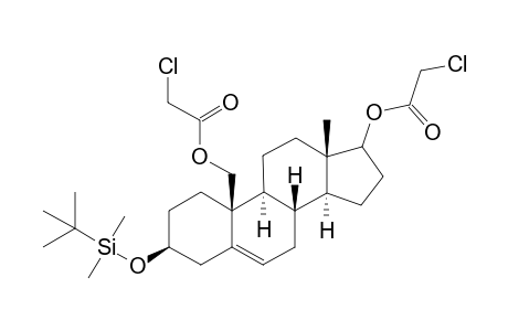 3.beta.-T-Butyldimethylsilyloxy-17,19-di(chloroacetoxy)androst-5-ene