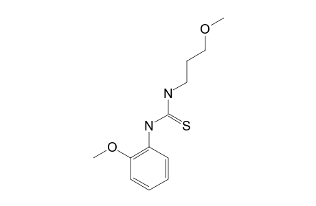 1-(o-methoxyphenyl)-3-(3-methoxypropyl)-2-thiourea