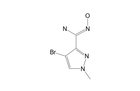 4-bromo-1-methylpyrazole-3-carboxamidoxime