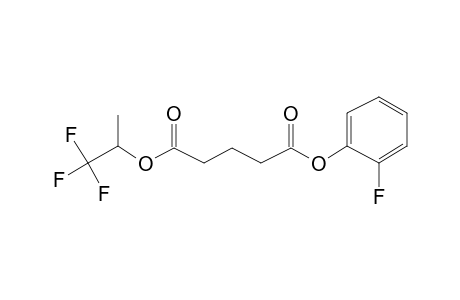 Glutaric acid, 2-fluorophenyl 1,1,1-trifluoroprop-2-yl ester