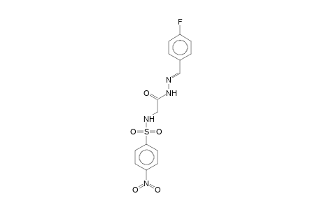 N'-(4-Fluorobenzylidene)-2-(4-nitrophenylsulphonylamido)acethydrazide