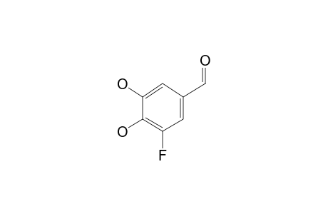 Benzaldehyde, 3-fluoro-4,5-dihydroxy-