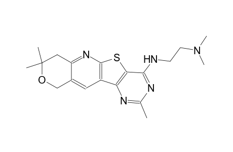 1,2-ethanediamine, N~1~-(7,10-dihydro-2,8,8-trimethyl-8H-pyrano[3'',4'':5',6']pyrido[3',2':4,5]thieno[3,2-d]pyrimidin-4-yl)-N~2~,N~2~-dimethyl-