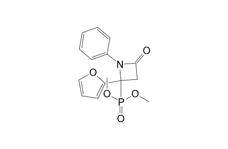 Dimethyl 1-phenyl-2-(2-furyl)-4-oxo-2-azetidinylphosphonate