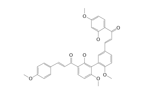 2',2'''-dihydroxy-4,4',4'',4'''-tetramethoxy[3',5'']bichalcone