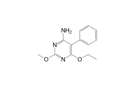 6-ETHOXY-2-METHOXY-5-PHENYLPYRIMIDIN-4-AMINE