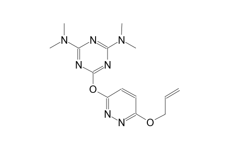 1,3,5-triazine-2,4-diamine, N~2~,N~2~,N~4~,N~4~-tetramethyl-6-[[6-(2-propenyloxy)-3-pyridazinyl]oxy]-