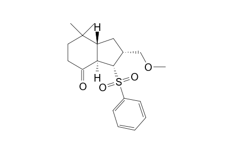 (+-)-3c-benzenesulfonyl-2c-methoxymethyl-7,7-dimethyl-(3ar,7at)-octahydro-inden-4-one
