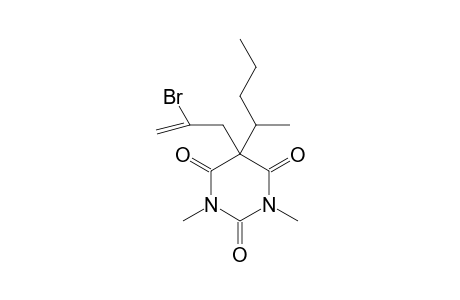 2,4,6(1H,3H,5H)-Pyrimidine-trione, 1,3-dimethyl-5-(2-bromo-prop-2-en-1-yl)-5-(2-pentyl)-