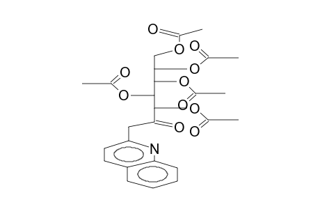 2-(3,4,5,6,7-PENTA-O-ACETYL-D-GLUCOHEPTANOYL)QUINOLINE