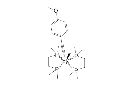 [FE-(DMPE)(2)-(CH3)-(C=CC6H4OCH3)];TRANS-ISOMER