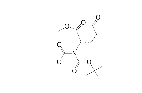 (2S)-2-[bis(tert-butoxycarbonyl)amino]-5-keto-valeric acid methyl ester