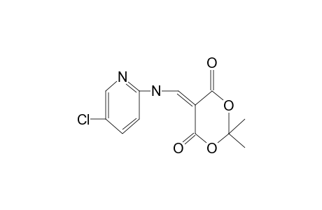 {[(5-chloro-2-pyridyl)amino]methylene}malonic acid, cyclic isopropylidene ester