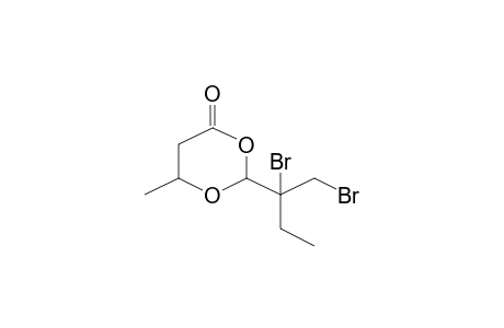 2-(1-Bromo-1-bromomethylpropyl)-6-methyl[1,3]dioxan-4-one