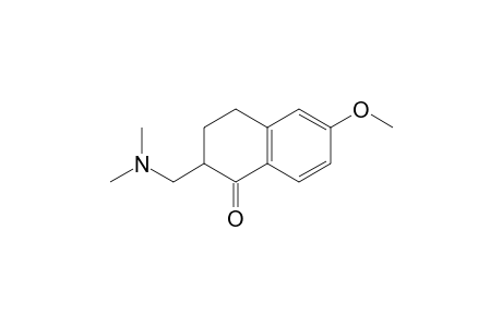 2-DIMETHYLAMINOMETHYL-6-METHOXY-3,4-DIHYDRONAPHTHALEN-1(2H)-ONE