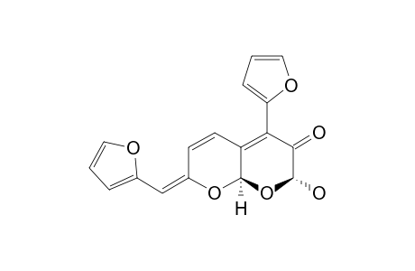 (1R,8AR)-4-(2-FURYL)-7-[(2-FURYL)-METHYLIDENE]-2-HYDROXY-2H,7H,8AH-PYRANO-[2,3-B]-PYRAN-3-ONE