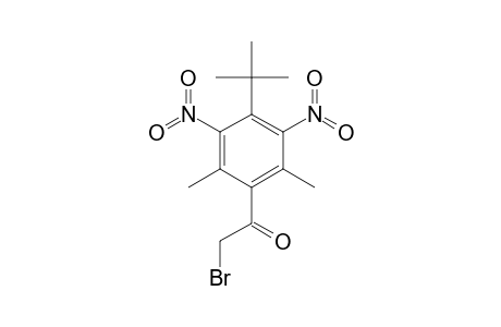 2-bromo-4'-tert-butyl-2',6'-dimethyl-3',5'-dinitroacetophenone