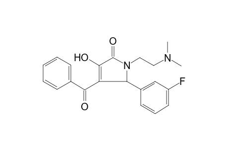 4-Benzoyl-1-[2-(dimethylamino)ethyl]-5-(3-fluorophenyl)-3-hydroxy-1,5-dihydro-2H-pyrrol-2-one
