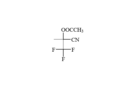 LACTONITRILE, 2-/TRIFLUOROMETHYL/-, ACETATE