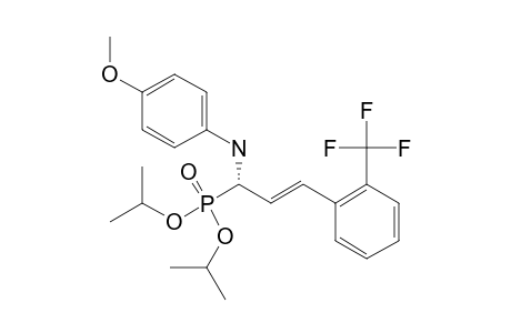 Diisopropyl-1-[N-(4-methoxyphenyl)-amino]-3-(2-trifluoromethylphenyl)-2-propenylphosphonate