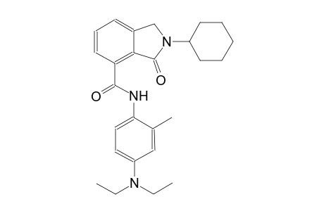 1H-isoindole-4-carboxamide, 2-cyclohexyl-N-[4-(diethylamino)-2-methylphenyl]-2,3-dihydro-3-oxo-