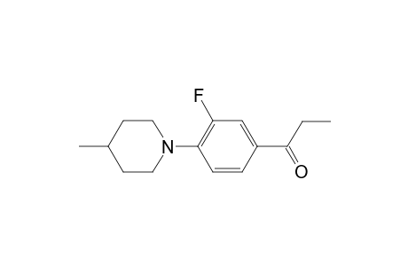1-[3-Fluoro-4-(4-methyl-1-piperidinyl)phenyl]-1-propanone