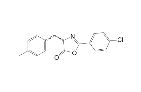 2-(p-chlorophenyl)-4-(p-methylbenzylidene)-2-oxazolin-5-one