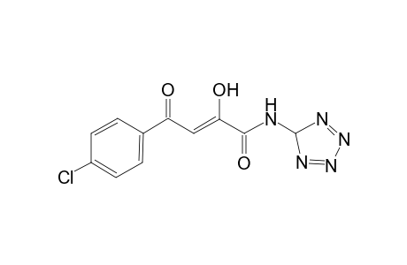 4-(4-Chloro-phenyl)-2-hydroxy-4-oxo-but-2-enoic acid (5H-tetrazol-5-yl)-amide