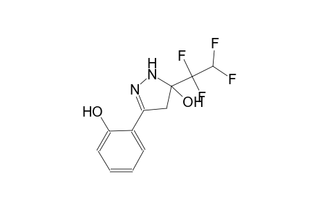 3-(2-hydroxyphenyl)-5-(1,1,2,2-tetrafluoroethyl)-4,5-dihydro-1H-pyrazol-5-ol