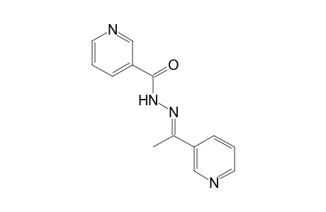 nicotinic acid, [1-(3-pyridyl)ethylidene]hydrazide