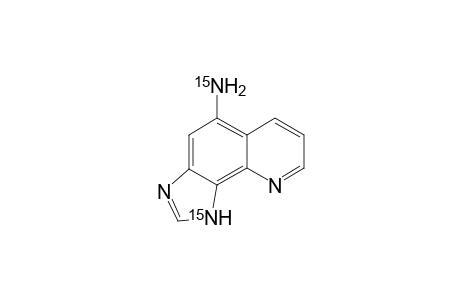 15N-5-amino-3(1)h-15N-imidazo(4,5H)quinoline