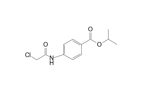 p-(2-chloroacetamido)benzoic acid, isopropyl ester