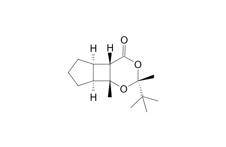 9.alpha.-tert-Butyl-1.beta.,2.alpha.,6.alpha.-trihydro-7.beta.,9.beta.-dimethyl-8,10-dioxa-11-oxotricyclo[6.4.0.0(2,6)]undecane