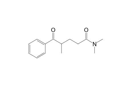 N,N-DIMETHY-4-METHYL-5-OXO-5-PHENYLPENTANAMIDE