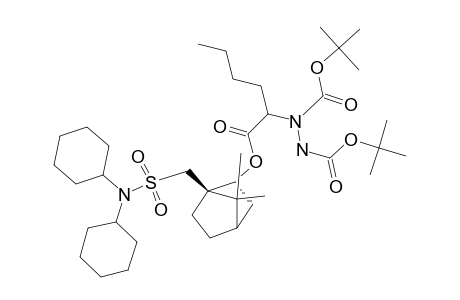 [(1S,2R)-10-(N,N-dicyclohexylaminosulfonyl)born-2-yl][(2S)-2-(N,N'-di-t-butoxycarbonyl)hydrazinohexanoate]