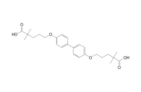 5,5'-(4,4'-biphenylylenedioxy)bis[2,2-dimethylvaleric acid]