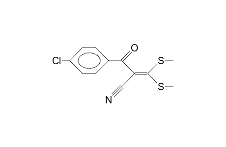 1-(4-Chloro-phenyl)-2-cyano-3,3-bis(methylthio)-prop-2-en-1-one