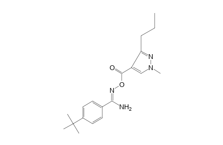 p-tert-butyl-O-[(1-methyl-3-propylpyrazol-4-yl)carbonyl]benzamidoxime