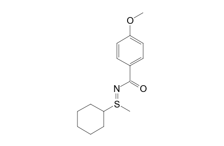 N-(4-Methoxybenzoyl) cyclohexylmethylsulfimide