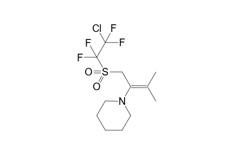 1-[1-(2-Chloro-1,1,2,2-tetrafluoroethanesulfonyl-methyl)-2-methylpropenyl]-piperidine