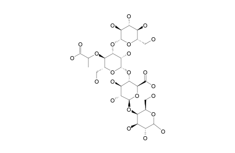 ->4)-BETA-D-GLCP-(1->3)-BETA)-D-MANP((S)-4-HC(CH3)COOH)-(1->4)-BETA-D-GLCPA-(1->4)-BETA-D-GALP-(1->