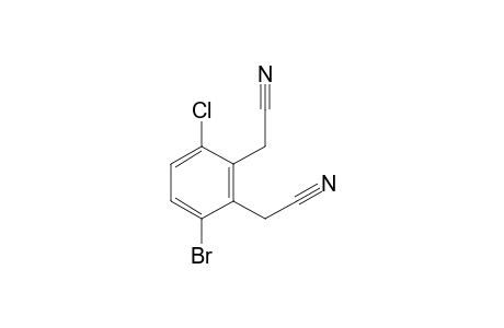 2-[3-bromanyl-6-chloranyl-2-(cyanomethyl)phenyl]ethanenitrile