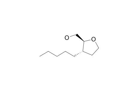 (Trans)-2-(hydroxymethyl)-3-pentyltetrahydrofuran