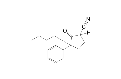 3-butyl-2-oxo-3-phenylcyclopentanecarbonitrile