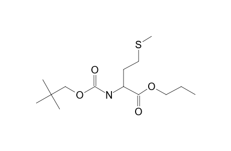 L-Methionine, N-neopentyloxycarbonyl-, propyl ester