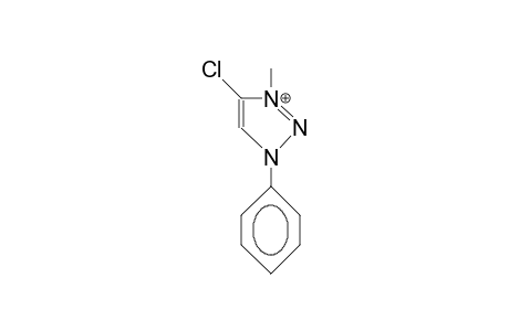 1-Methyl-3-phenyl-5-chloro-1,2,3-triazolium cation