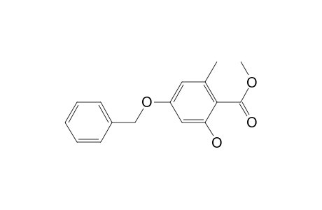 2-Hydroxy-6-methyl-4-phenylmethoxybenzoic acid methyl ester