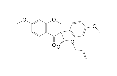 3-Allyloxycarbonyl-7-methoxy-3-(4-methoxyphenyl)chroman-4-one